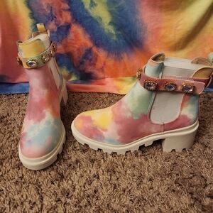 Colorful Women's Ankle Boots